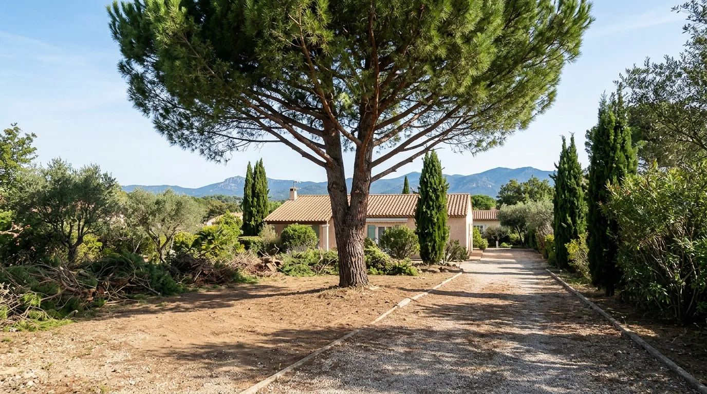 Chantier à Roquebrune-sur-Argens après intervention